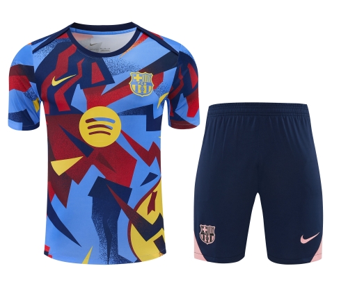 2025/26 Barcelona Red & Blue Thailand Soccer Training Vest-418