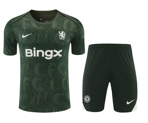 2025/26 Chelsea Dark Green Thailand Training Soccer Uniform-418