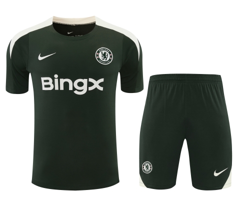 2025/26 Chelsea Dark Green Thailand Training Soccer Uniform-418