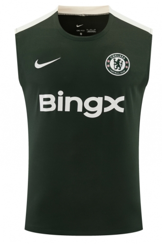 2025/26 Chelsea Dark Green Thailand Training Soccer Vest-418