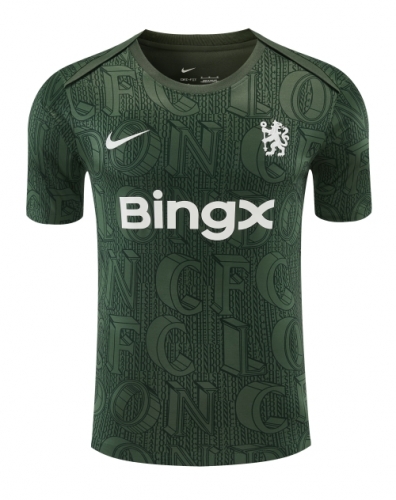 2025/26 Chelsea Dark Green Thailand Soccer Training Jersey-418