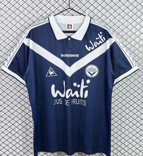 96/97 Retro version Bordeaux Home Royal Blue Thailand Soccer Jersey-503