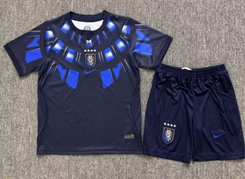 Kids 2026/27 Uruguay Away Purple & Blue Kids/Youth Soccer Uniform-JY/208