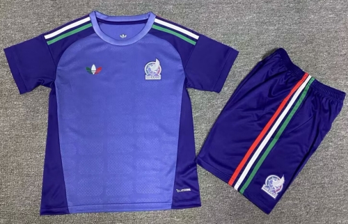 Kids 2026/27 Mexico Goalkeeper Purple Kids/Youth Soccer Uniform-912/208
