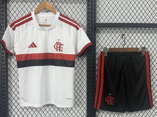 Kids 2026/27 Flamengo Away White Kids/Youth Soccer Uniform-530/JY/812/208