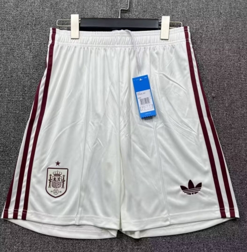 2026/27 Spain Home White Thailand Soccer Shorts-315