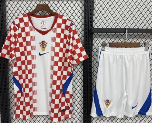 2026/27 Croatia Home White & Red Soccer Uniform-315/530