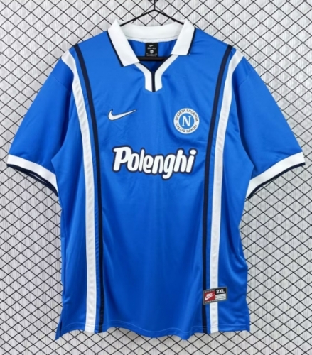 97/98 Retro Version Napoli Home Blue Thailand Soccer Jersey AAA-503
