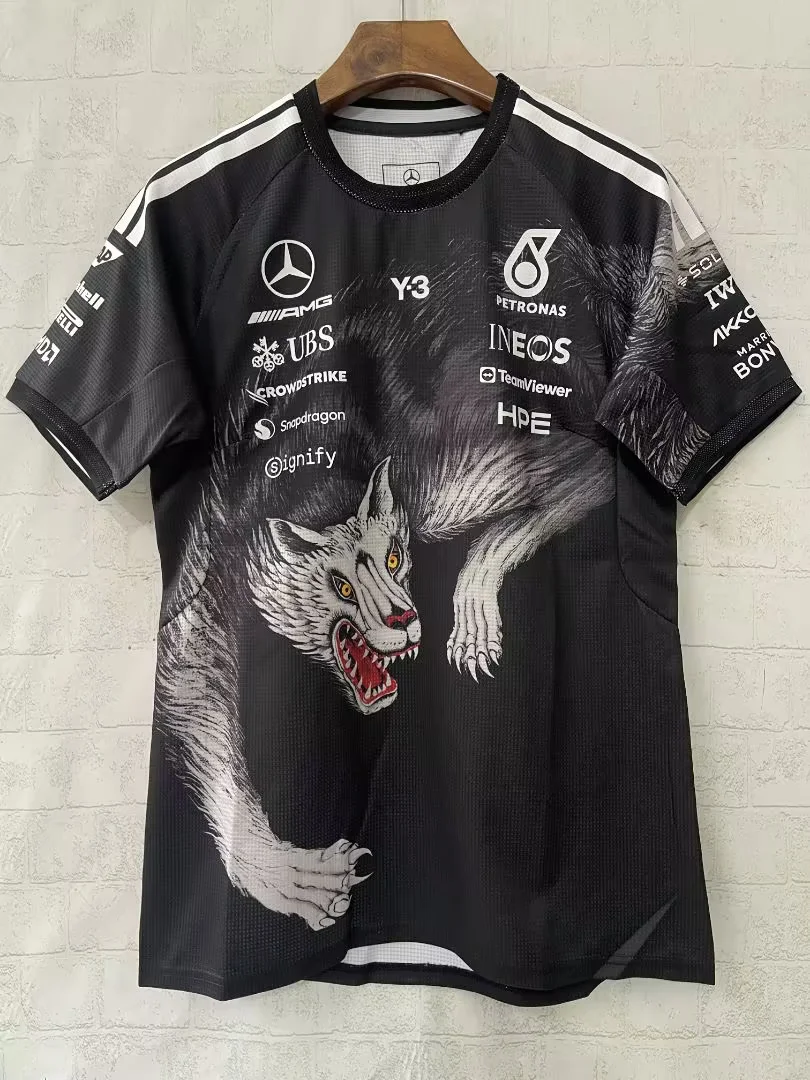 2026 Mercedes Benz Black Formula One Racing Shirts-510