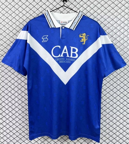 94/95 Retro Version Brescia Calcio Home Blue Thailand Soccer Jersey AAA-503