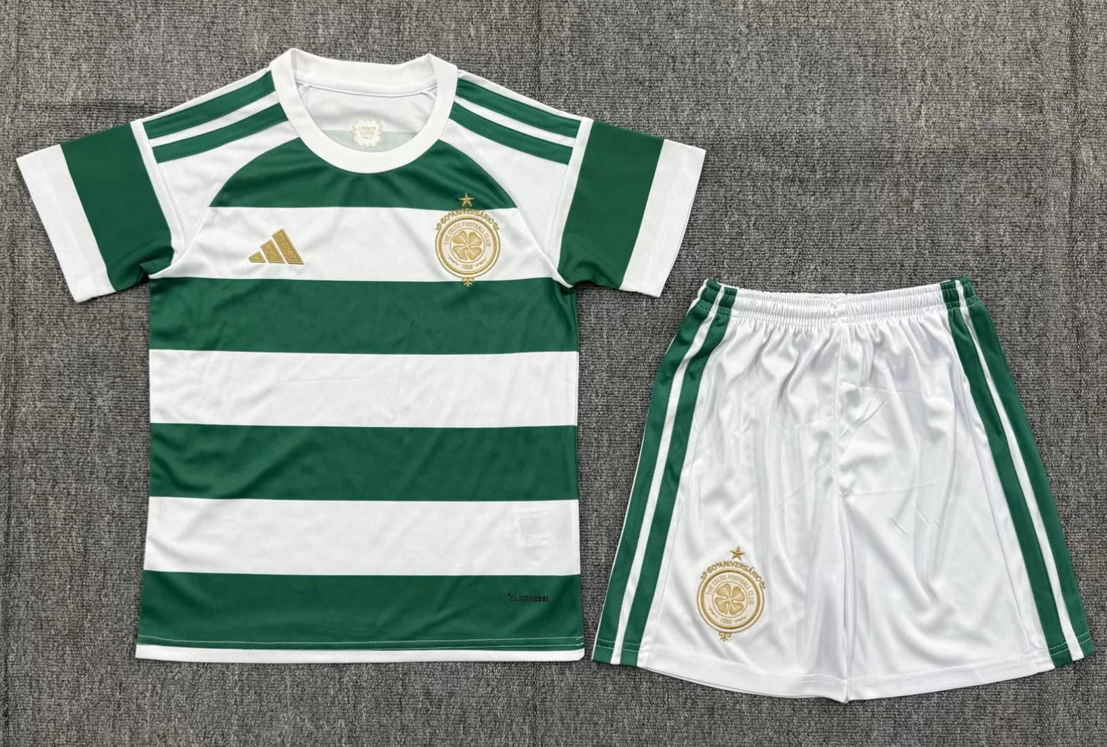 Kids 2026/27 Celtic Home White & Green Kids/Youth Soccer Uniform-BL/522