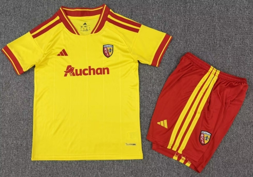 kids 2026/27 RC Lens Home Yellow Kids/Youth Soccer Uniform AAA-1040/522/208