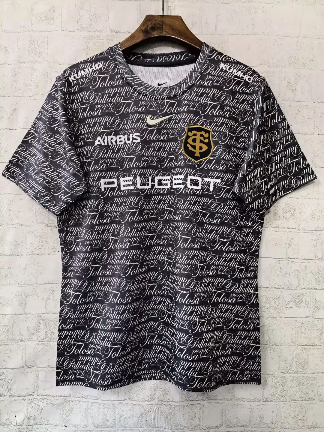 (Size S-5XL) 2026 Toulouse Black & White Thailand Rugby Shirts-805