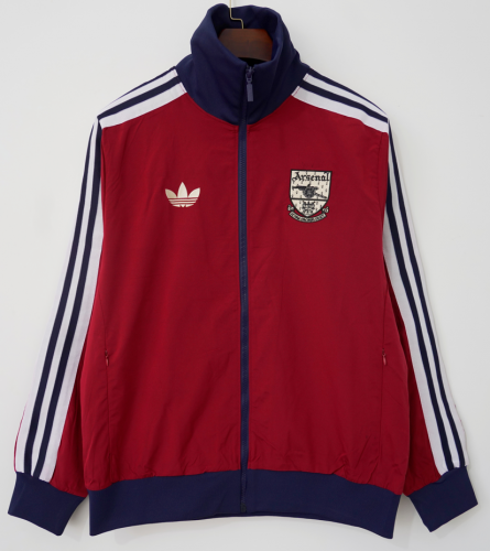 2024/25 Arsenal Maroon Windbreaker Hoodies Top-66