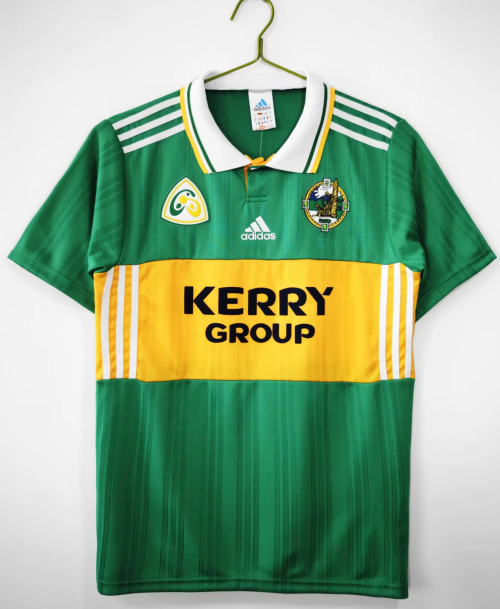 98 Retro Version GAA Season Yellow & Green Thailand Rugby Shirts-66