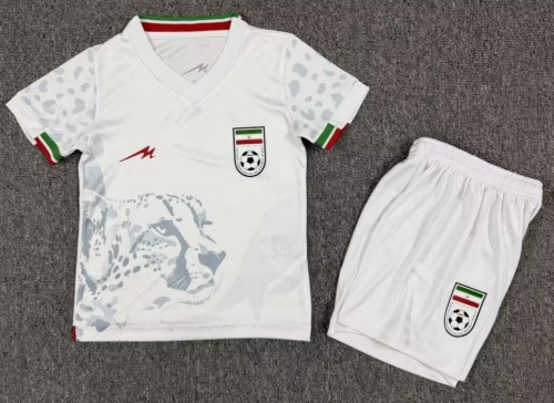 Kids 2026/27 Iran Home White Kids/Youth Soccer Uniform-1040