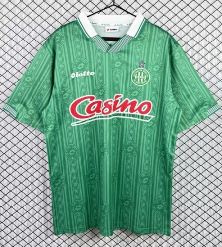 97/98 Retro Version AS Saint-Étienne Home Green Thailand Soccer Jersey AAA-503