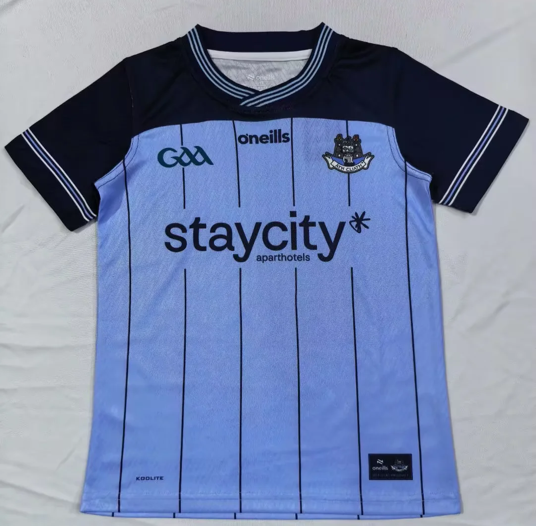 Kids 2026 GAA Season Blue Thailand Rugby Shirts-805