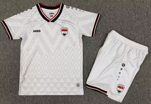 Kids 2026/27 Iraq Home White Kids/Youth Soccer Uniform-1040