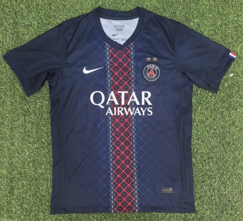 With 2 Star 2026/27 Champion Version Paris SG Home Royal Blue Thailand Soccer Jersey AAA-416/320/312