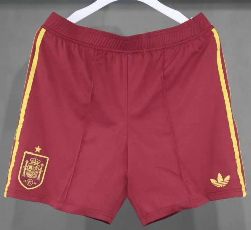 Player Version 2026/27 Spain Away Red Thailand Soccer Shorts-703
