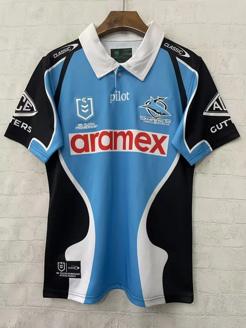 2026 Sharks Blue Thailand Rugby Shirts-805