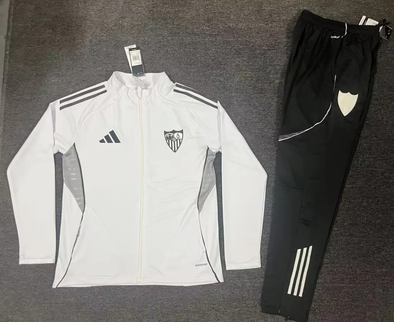 (Size S-2XL) 2026/27 Sevilla FC White Soccer Jacket Uniform-522