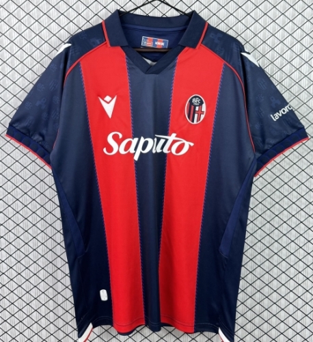 2026/27 Bologna FC 1909 Home Black & Red Thailand Soccer Jersey AAA-503/320/1040