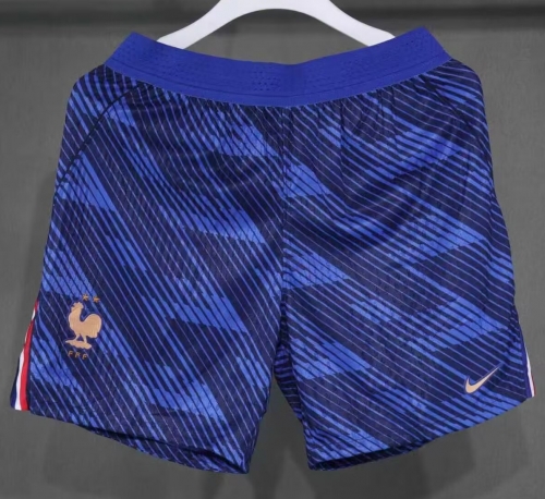 Player Version 2026/27 France Home Blue Thailand Soccer Shorts-703