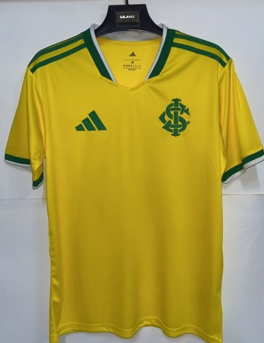 2026/27 Special Version Brazil SC Internacional Yellow Thailand Soccer Jersey AAA-1116