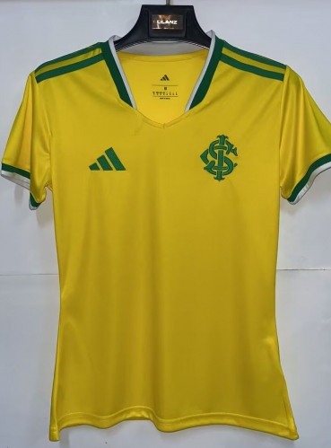 2026/27 Special Version Brazil SC Internacional Yellow Female Thailand Soccer Jersey-1116