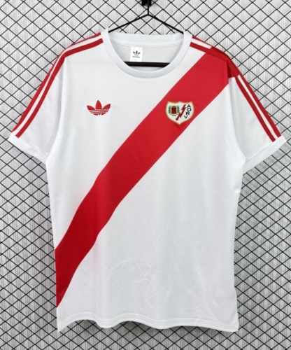 77/79 Retro Version Rayo Vallecano Home White Thailand Soccer Jersey AAA-503