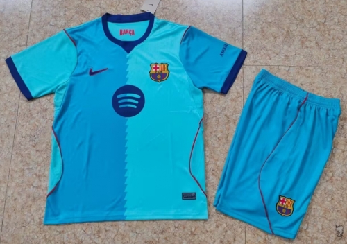 2026/27 Barcelona 2nd Away Blue Soccer Uniform-315