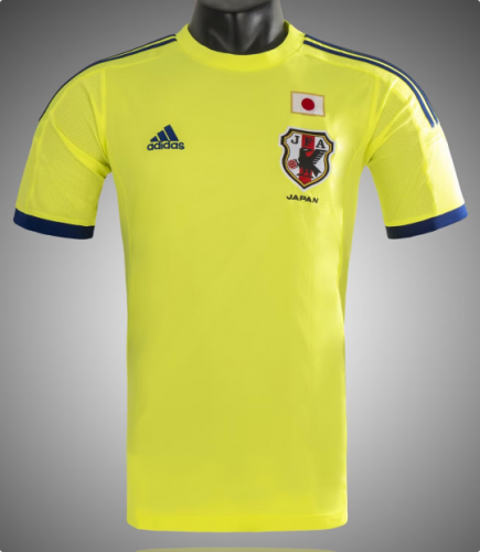 2014 Retro Version Japan Away Yellow Thailand Soccer Jersey AAA-1041