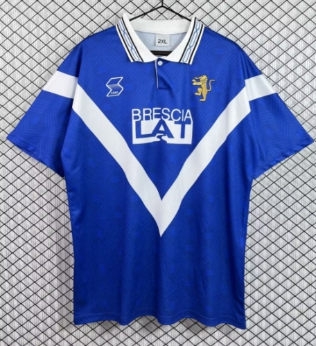 96/97 Retro Version Brescia Calcio Home Blue Thailand Soccer Jersey AAA-503