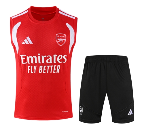 2026/27 Arsenal Red Thailand Soccer Training Vest Set-418