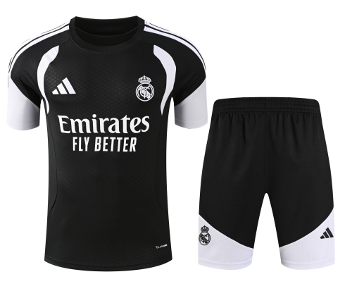 2026/27 Real Madrid Black Thailand Soccer Training Jerseys Uniform-418