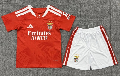 Kids 2026/27 Benfica Home Red Kids/Youth Soccer Uniform-208/522/530