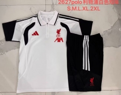 2026/27 Liverpool White Soccer Polo Uniform-815
