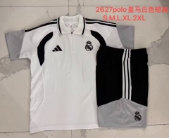 2026/27 Real Madrid White Thailand Soccer Polo Uniform-815