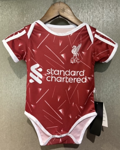 (Size 9-12) 2026/27 Liverpool Home Red Baby Soccer Uniform-308