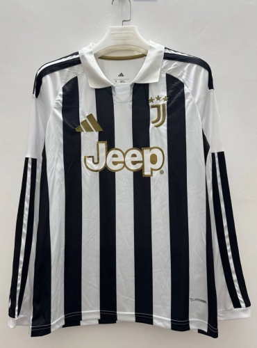 2026/27 Juventus Home Black & White LS Thailand LS Soccer Jersey AAA-410