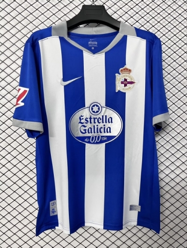 2026/27 Deportivo La Coruña Home Blue & White Thailand Soccer Jersey AAA-95/40