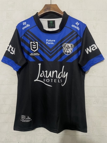 2026 Season Dog Head Black & Blue Thailand Rugby Shirts-805