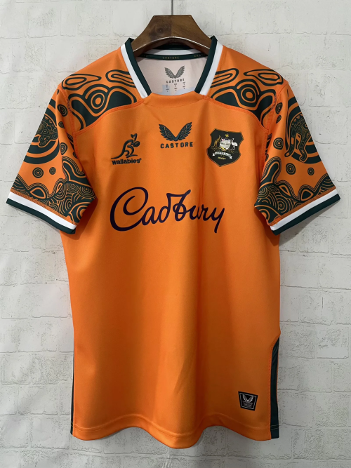 2026 Season Australia Home Orange Thailand Rugby Shirts-805