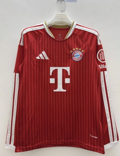 2026/27 Bayern München Home Red LS Thailand Soccer Jersey AAA-410