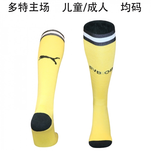 Kids/Adult 2026/27 Borussia Dortmund Home Yellow Thailand Soccer Sock