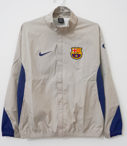 03/04 Retro Version Barcelona Gray & White Windbreaker Hoodies Top-66