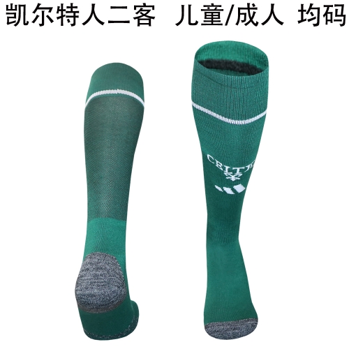 Adult /Kids 2026/27 Celtic 2nd Away Green Thailand Soccer Socks