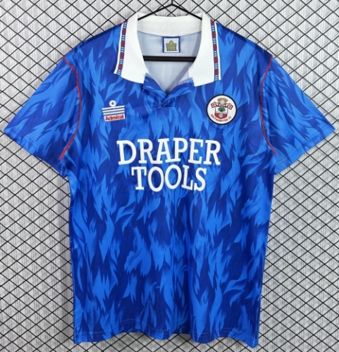 1991/93 Retro Version Southampton Away Blue Thailand Soccer Jersey-709/811/503